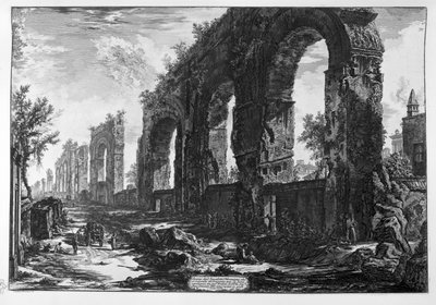 Restes des aqueducs néroniens - Giovanni Battista Piranesi